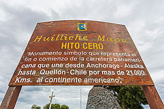 智利,奇洛埃岛,纪念建筑,公路,安克里奇,阿拉斯加,美国