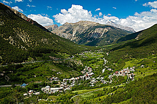 城镇,风景,地区性,自然公园,上阿尔卑斯省,法国