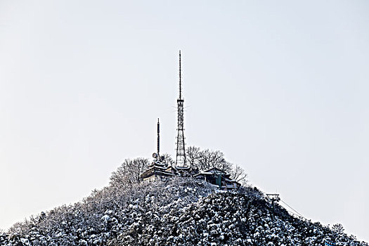 杭州北高峰雪景