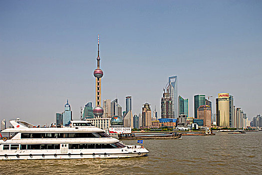 黄浦江,上海,中国