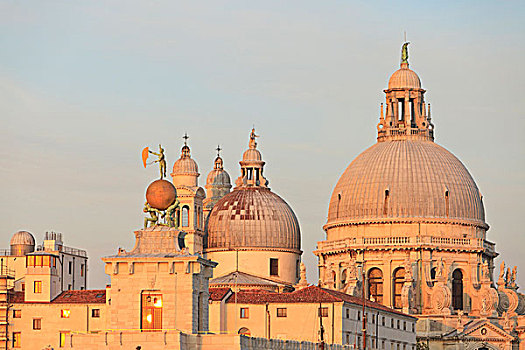 行礼,教堂,大运河,旅游,威尼斯,意大利,欧洲