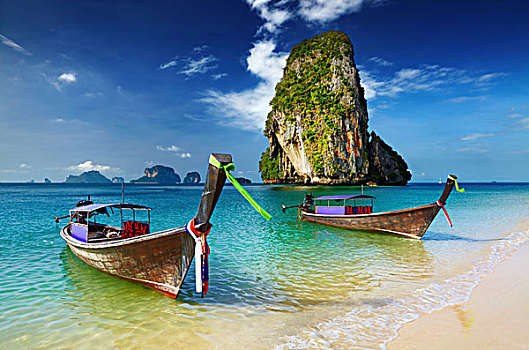热带沙滩,安达曼海,泰国