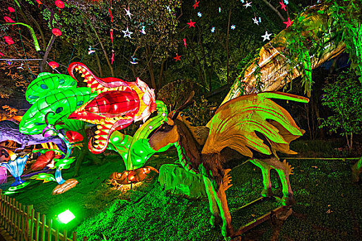 第十九届自贡国际恐龙灯会,侏罗纪探秘,主景区