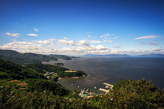 风景,上面,庙宇