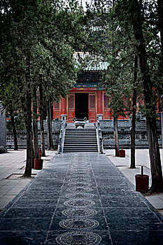 宫殿,少林寺,世界遗产,郑州,河南,中国,亚洲