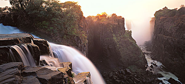 维多利亚瀑布,赞比西河,津巴布韦,非洲