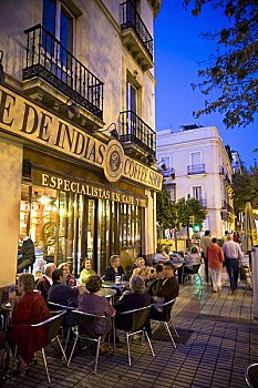 街头餐厅,塞维利亚,西班牙