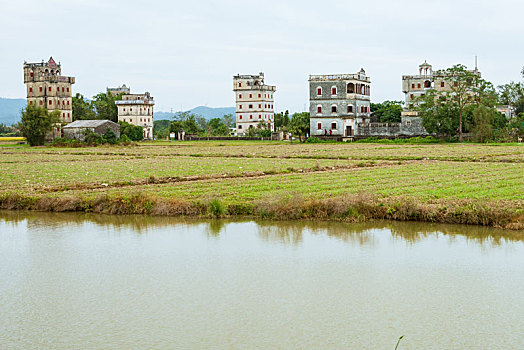 中国广东开平碉楼自力村景区