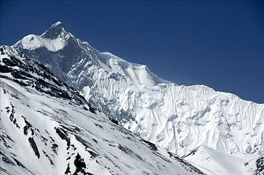 冰盖,山脉,顶峰,安娜普纳地区,尼泊尔