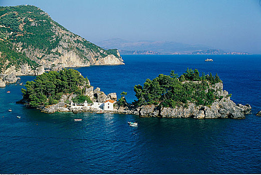 岛屿,岸边,希腊