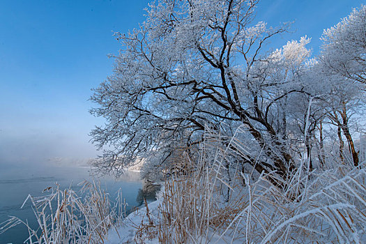 兴凯湖冰雪风光