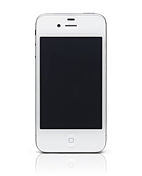 白色,苹果手机,苹果,智能手机,留白,显示屏