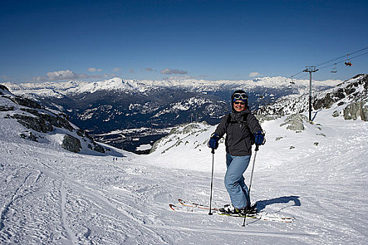 滑雪者,不列颠哥伦比亚省,加拿大