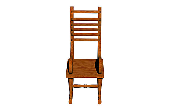 木质,摇椅,隔绝