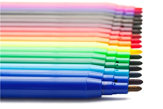 彩色,记号笔