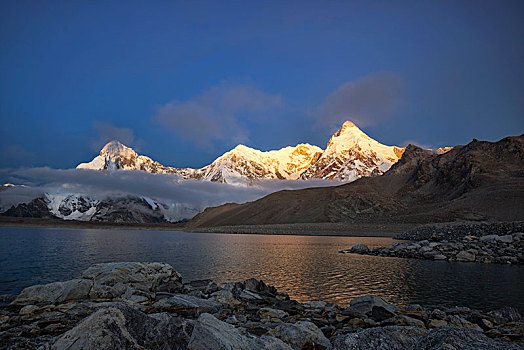 西夏邦马雪山