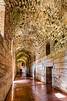 地下室,大厅,宫殿,老城,分开,克罗地亚