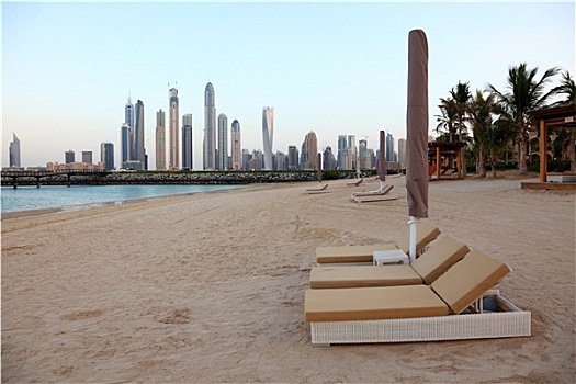酒店,胜地,海滩,迪拜,阿联酋