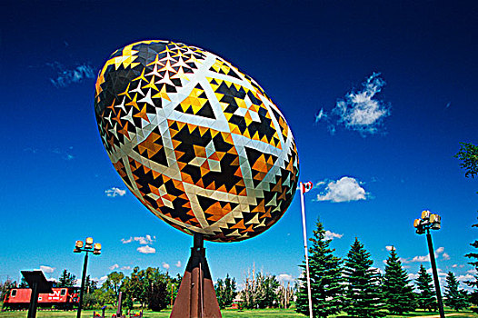 复活节彩蛋,公园,艾伯塔省,加拿大