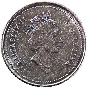 硬币,加拿大,10美分
