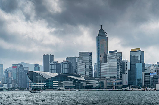 建筑,维多利亚港,香港,中国