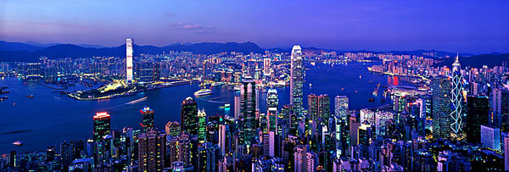 香港,城市,建筑,风光
