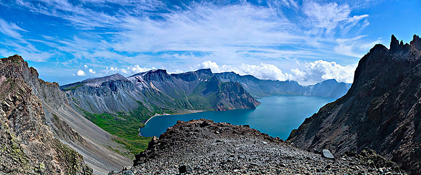 长白山地质森林自然景观