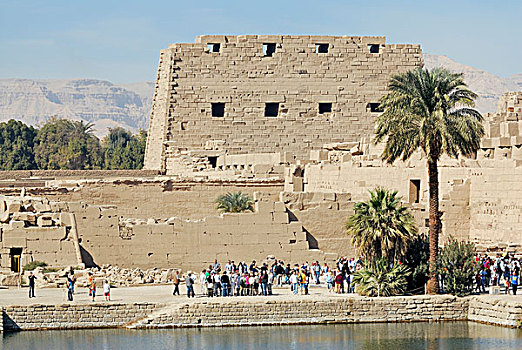 卡尔纳克神庙,路克索神庙,尼罗河流域,埃及,非洲