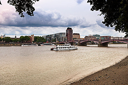 泰晤士河,河,伦敦,英格兰