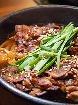 韩国美食韩式卤猪排骨