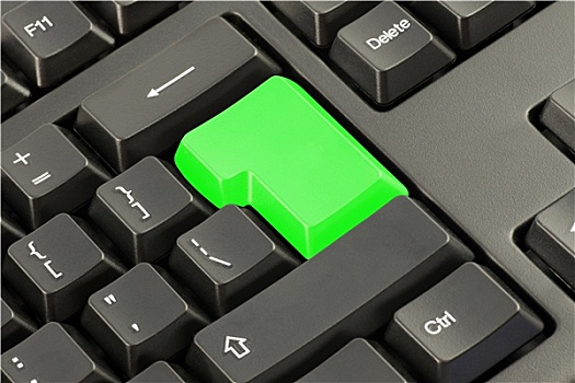 键盘,鲜明,绿色,按键