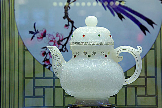 玉石茶壶