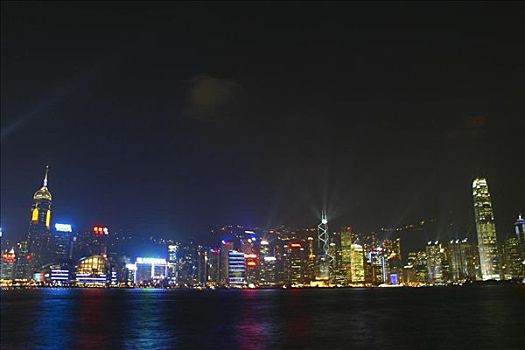摩天大楼,城市,维多利亚港,香港岛,香港