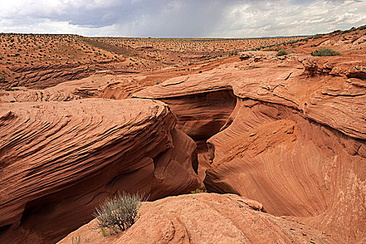 沙岩构造,风景,羚羊谷,狭缝谷,页岩,亚利桑那,美国,北美
