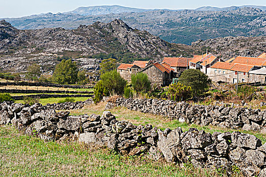 石墙,国家公园,省,葡萄牙,欧洲