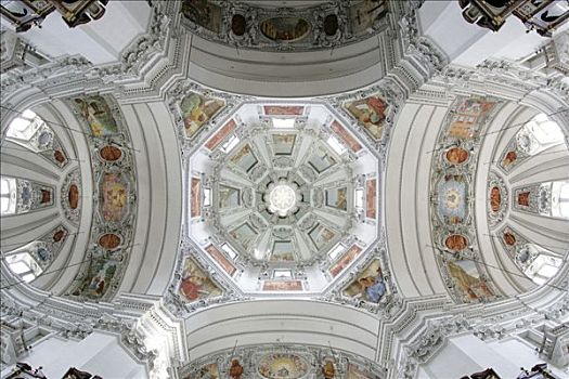穹顶,大教堂,萨尔茨堡,奥地利