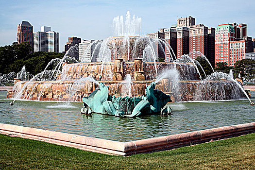 白金汉喷泉,芝加哥
