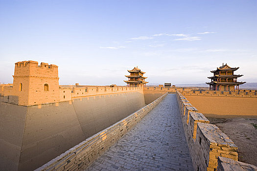 嘉峪关,要塞,长城,甘肃,中国