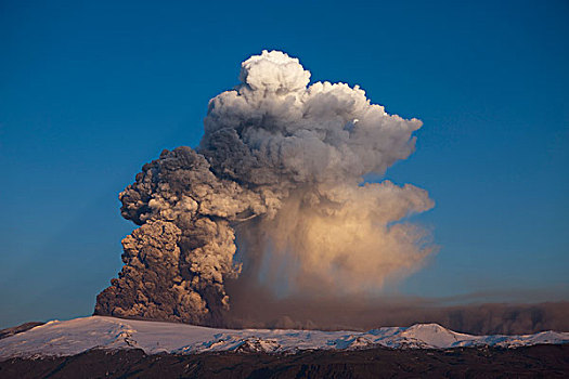 火山,喷发,冰岛