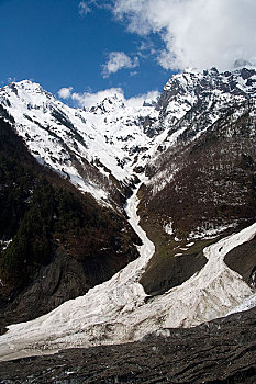 云南,德钦县,香格里拉,梅里雪山,明永冰川