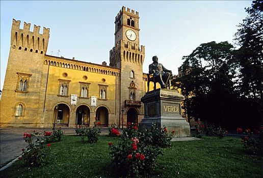 纪念建筑,剧院,省,艾米利亚-罗马涅大区,意大利,欧洲