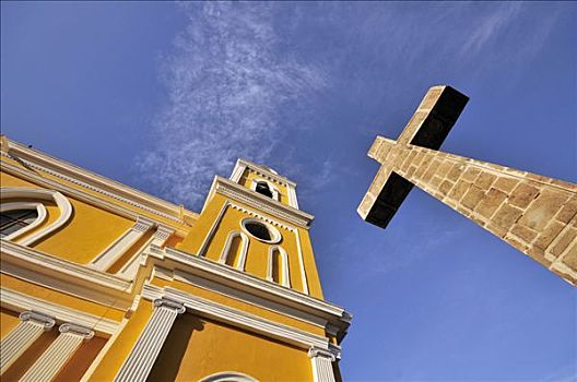 户外,大教堂,格拉纳达,尼加拉瓜,中美洲