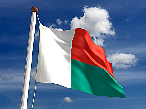马达加斯加,旗帜