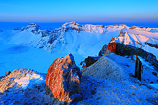 日出长白山