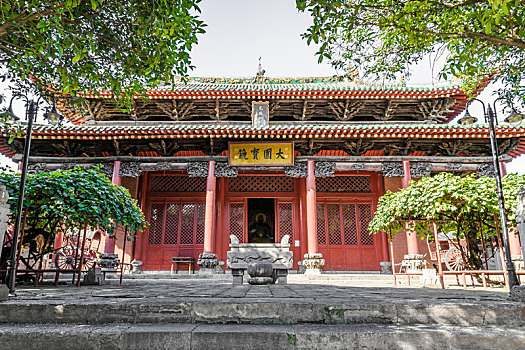 中国河南省洛阳潞泽会馆古建筑,洛阳民俗博物馆