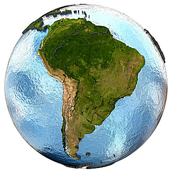 南美,地球