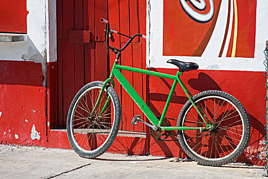 墨西哥,尤卡坦半岛,自行车