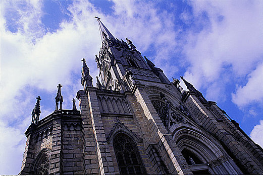 仰视,大教堂,天空,里约热内卢,巴西