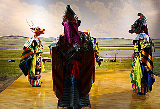 非遗,蒙古族宗教舞蹈,查玛舞