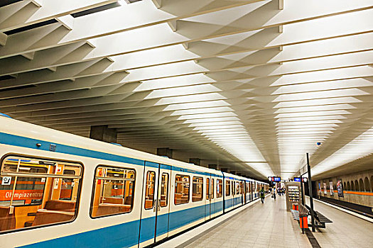 德国,巴伐利亚,慕尼黑,地铁,地铁站台